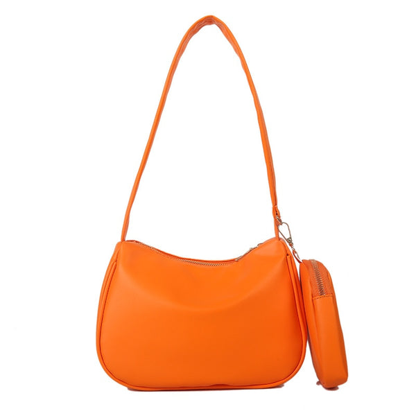 Sac Baguette Orange Orange  