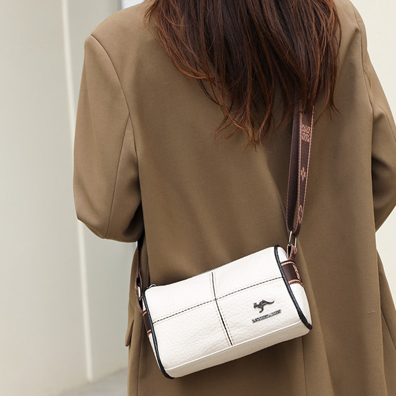 Sac Baguette Cuir Noir   