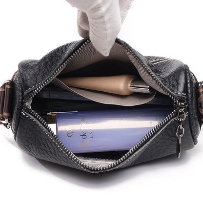 Sac Baguette Cuir Noir   