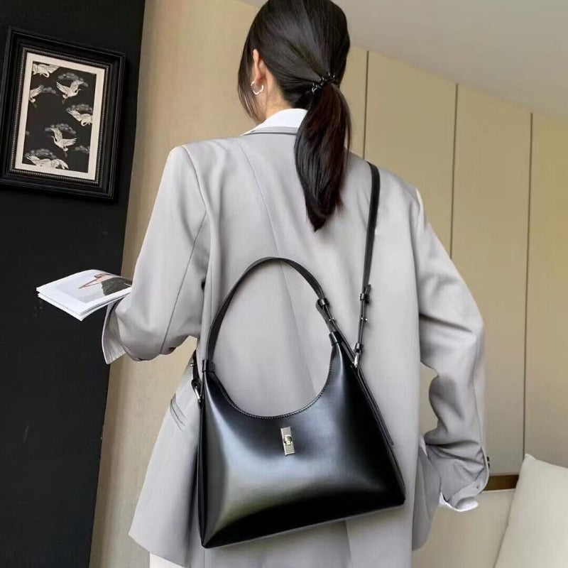 Sac Baguette Rouge Noir  