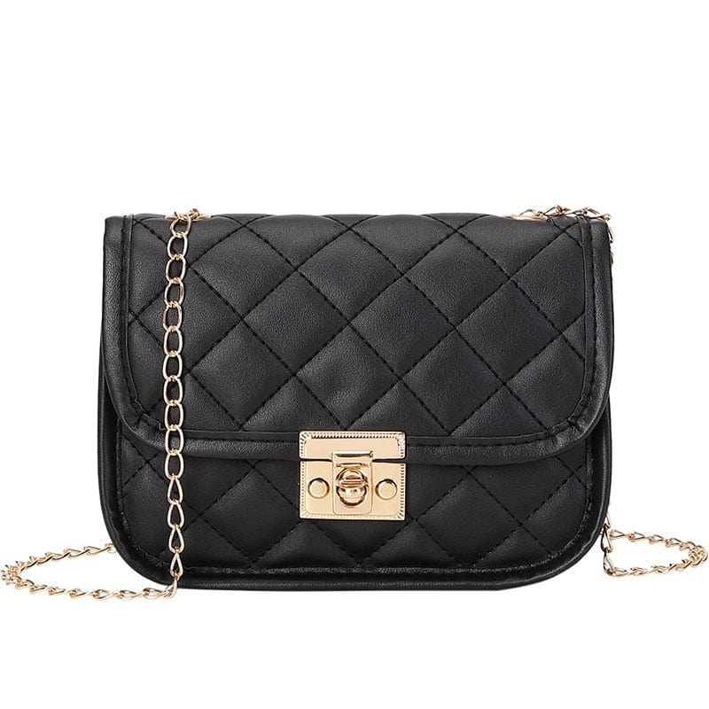 Le Sac à Bandoulière Rose Noir  