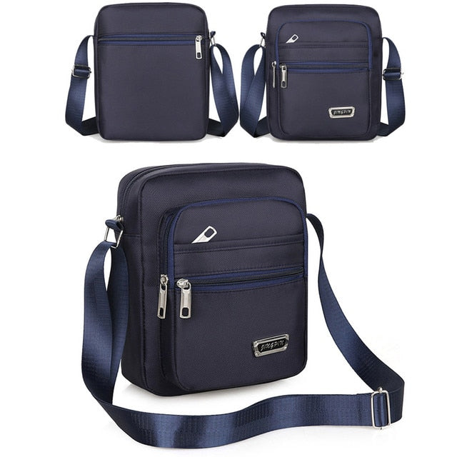 Sacoche Bandoulière Homme Bleu  