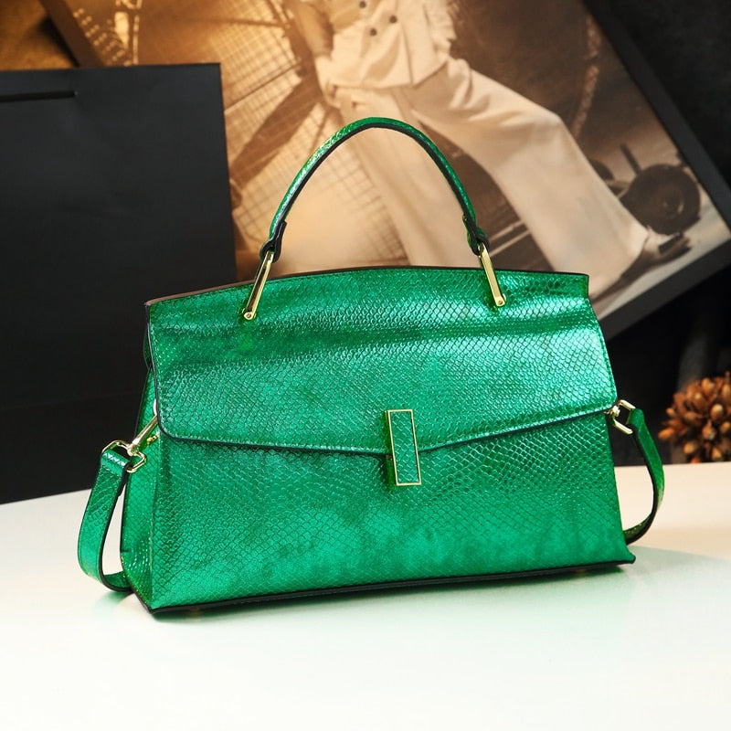Sac Fuchsia Bandoulière Vert  