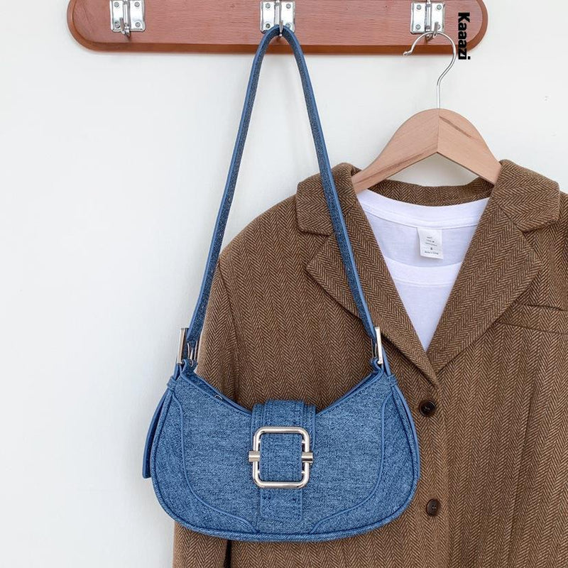 Sac Baguette Vintage Jean  