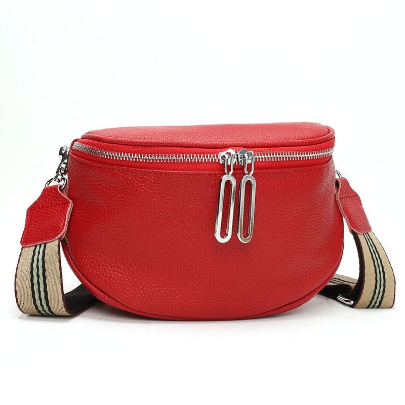 Sac Rahia Rajures Rouges Sac à Bandoulière Rouge