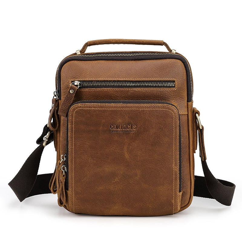 Sac Bandoulière Homme Marron Marron clair  